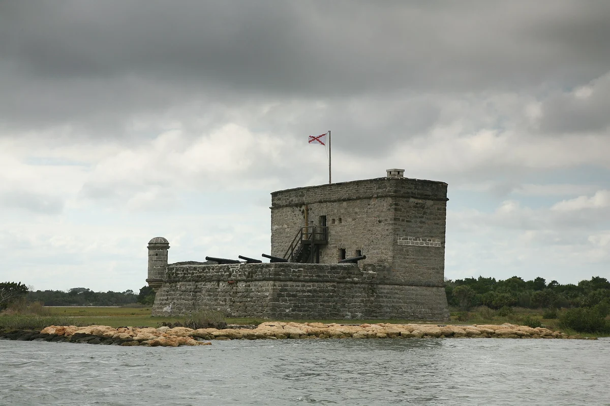 Fort Matanzas on the Matanzas River south of town, a side trip from the St. Augustine carriage tours